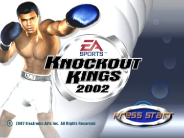 Knockout Kings 2002 screen shot title